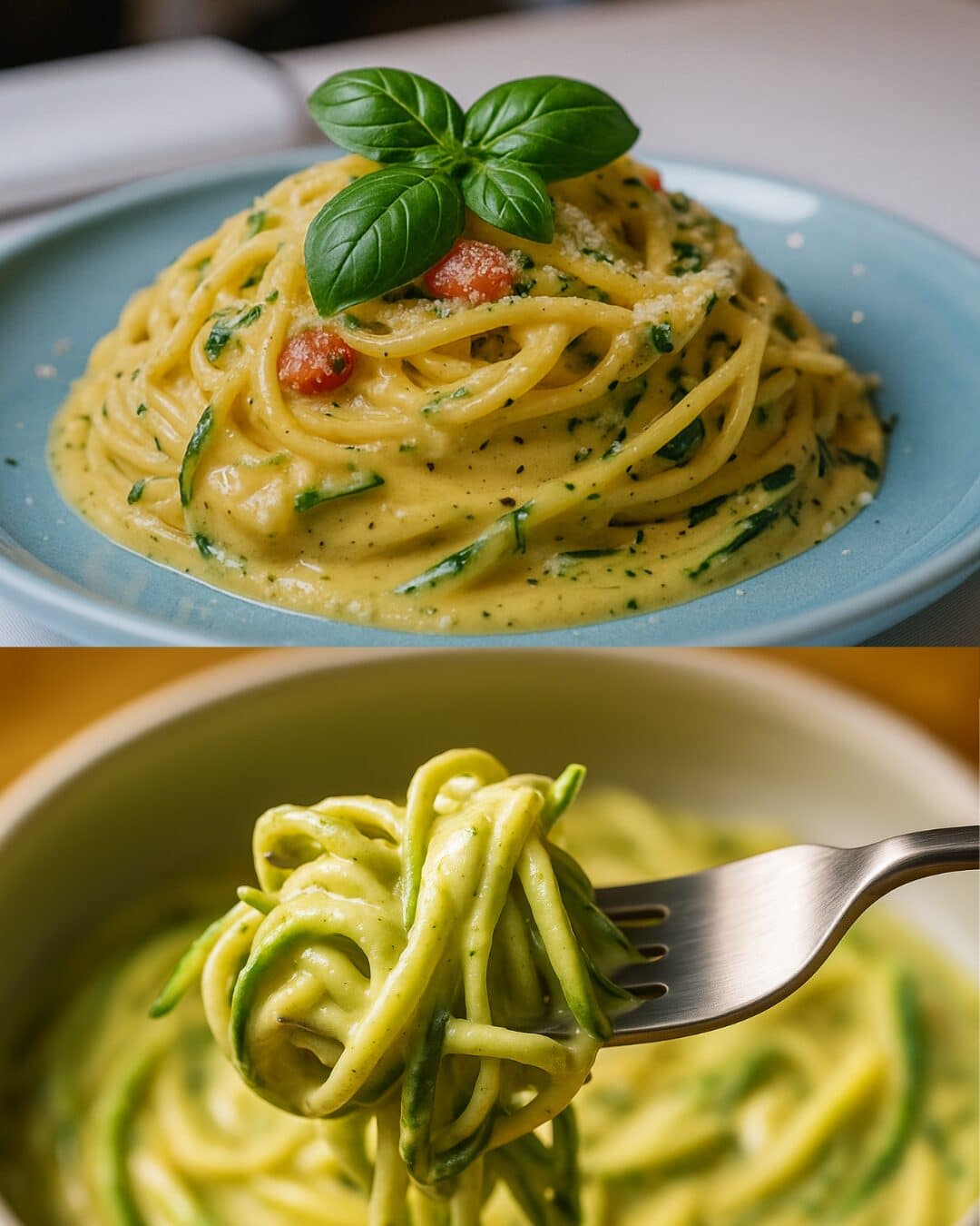 Spaghetti Crème Courgette