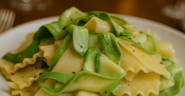 Pâtes Râpées aux Courgettes
