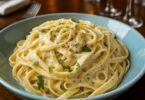 Pâtes Sauce Alfredo au Poulet