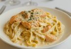 Tagliatelles au Saumon Frais à l’Aneth,