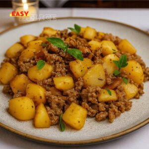 Viande Hachée avec Pommes de Terre