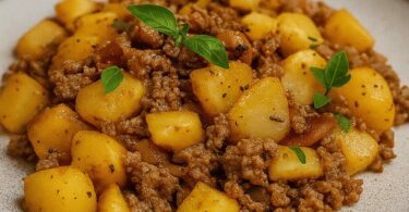 Viande Hachée avec Pommes de Terre