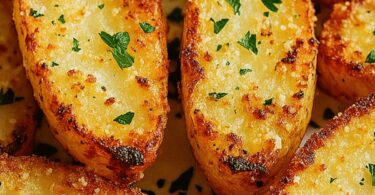 Pommes de Terre Ail et Parmesan
