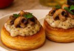 Vol-au-Vent au Poulet et aux Champignons