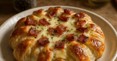 Feuilleté au Camembert et Lardons