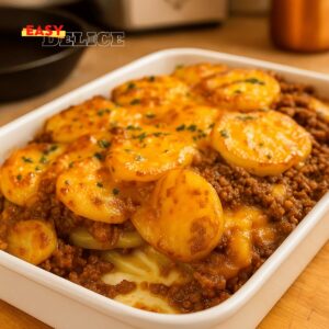 Casserole de Pommes de Terre au Bœuf Haché