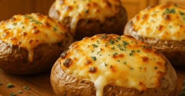 Pommes de Terre Farcies à l’Oignon Français