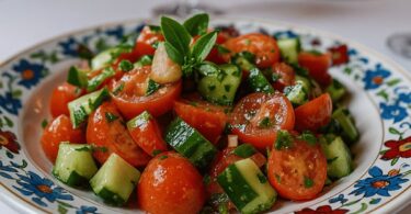 Salade de Tomates Libanaise