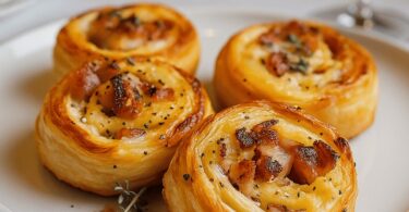 Roulé aux Lardons et Fromage