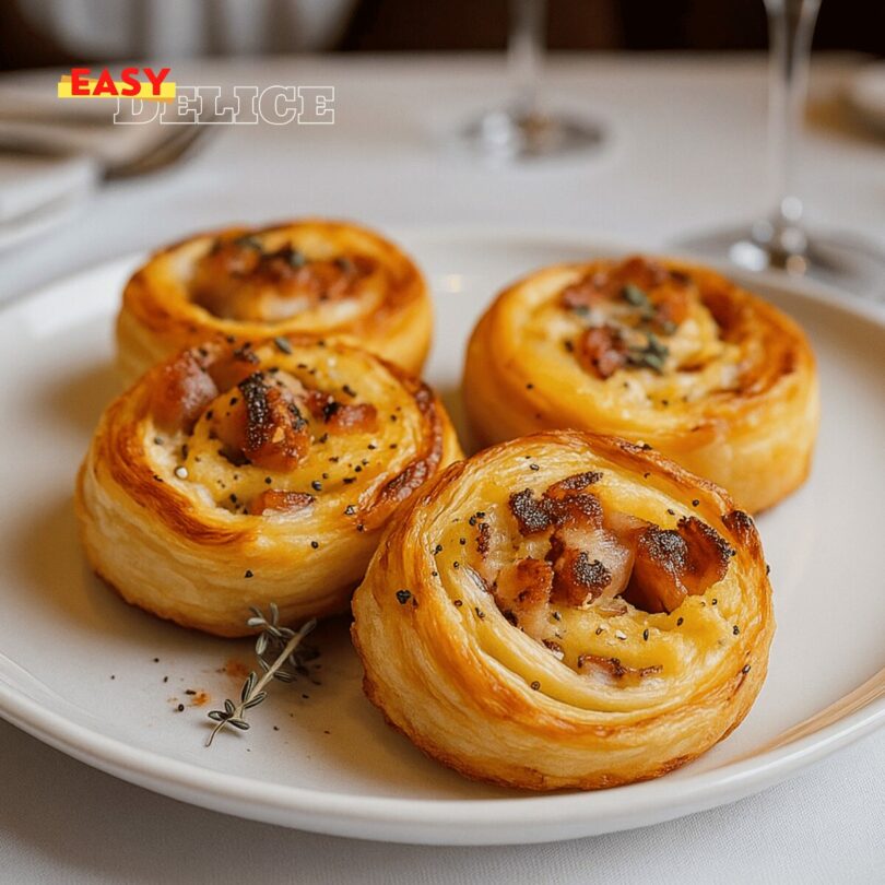 Roulé aux Lardons et Fromage