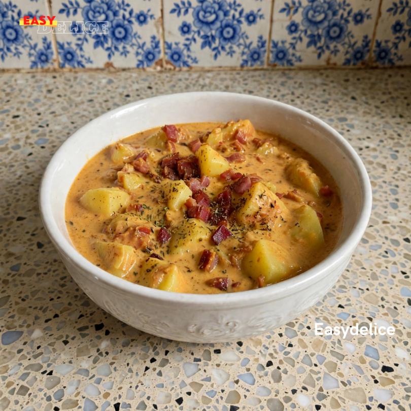 Ragoût de Pommes de Terre au Lard Fumé