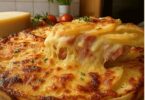 Gratin de Pommes de Terre au Fromage et Jambon