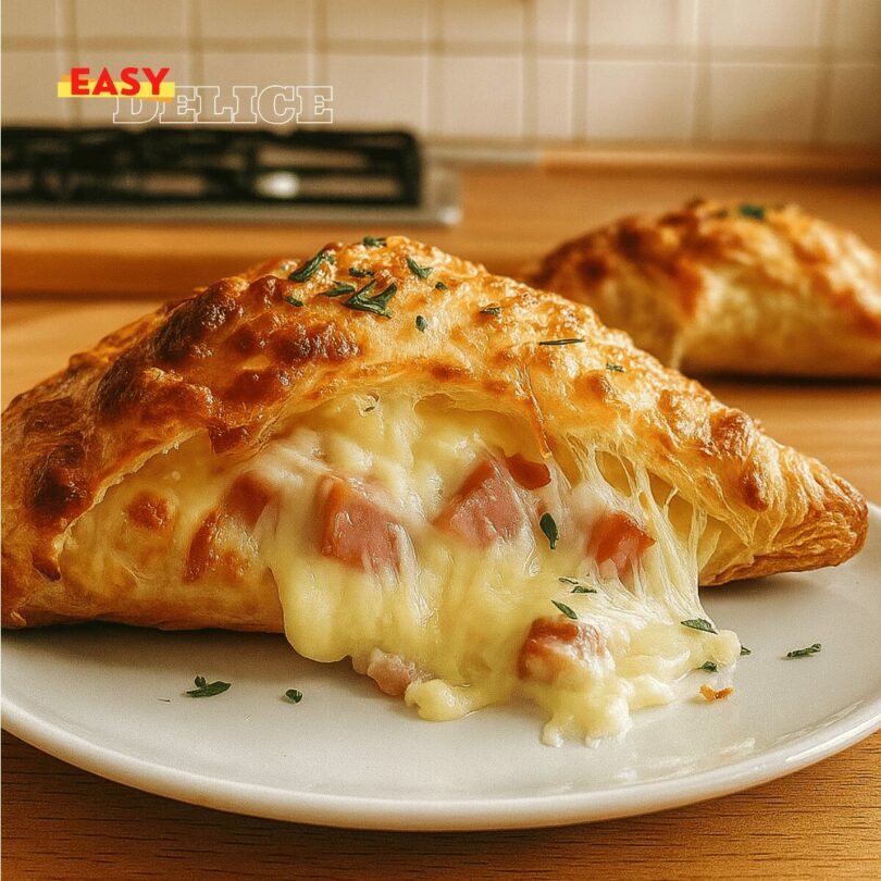 Chaussons au Jambon et Gruyère : Croustillants et Fondants