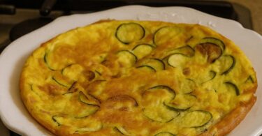 Quiche aux Courgettes et Lardons