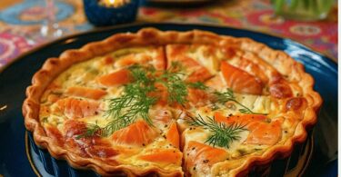 Quiche au Saumon et Boursin