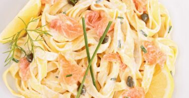 Tagliatelles au Saumon Frais