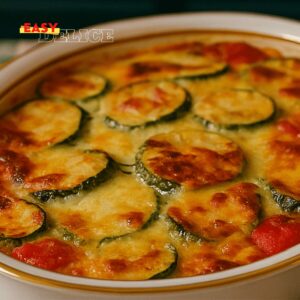 Gratin de Courgettes aux Tomates et Fromage