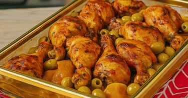 Tajine de Poulet aux Olives et Citron