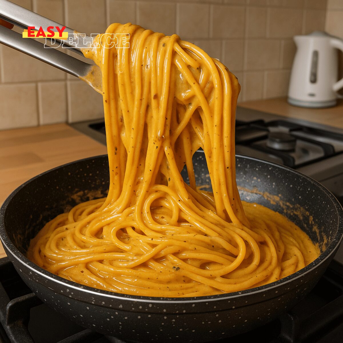 recette pâtes oignons crème fraîche