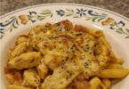 Pâtes au Poulet Gratinées au Fromage