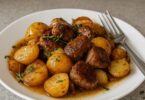 Ragoût de Pommes de Terre aux Boulettes de Viande Hachée