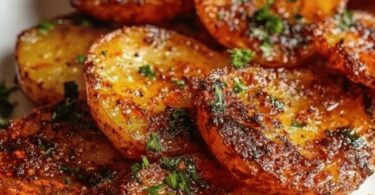 🥔🧄 Pommes de terre croustillantes à l’ail et au beurre