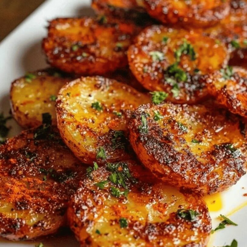 🥔🧄 Pommes de terre croustillantes à l’ail et au beurre