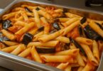 Penne aux Aubergines et Ricotta à la Norma