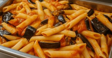 Penne aux Aubergines et Ricotta à la Norma
