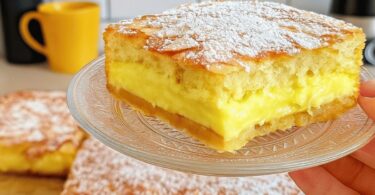Gâteau Crémeux aux Amandes