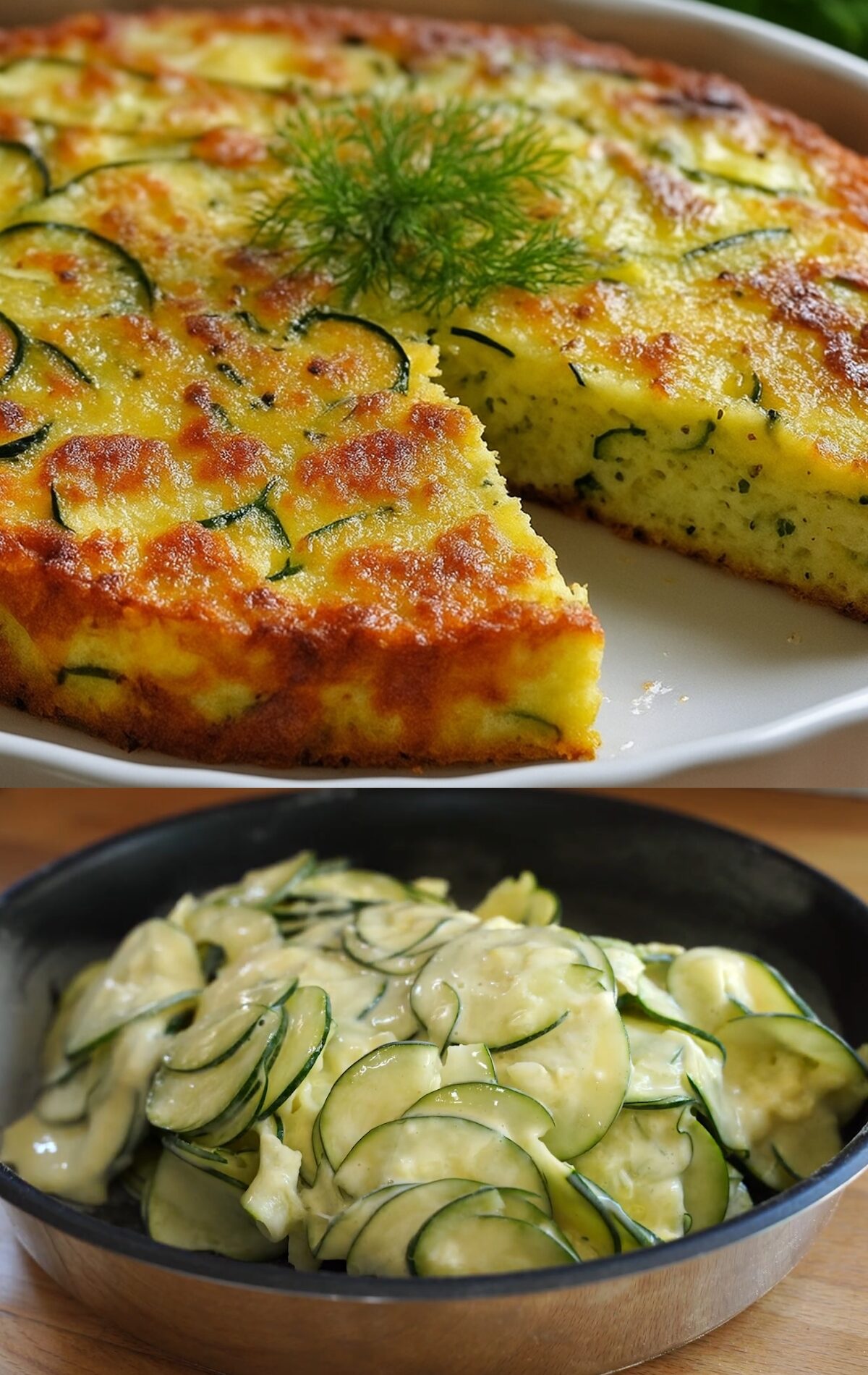 Gâteau Invisible de Courgettes au Parmesan
