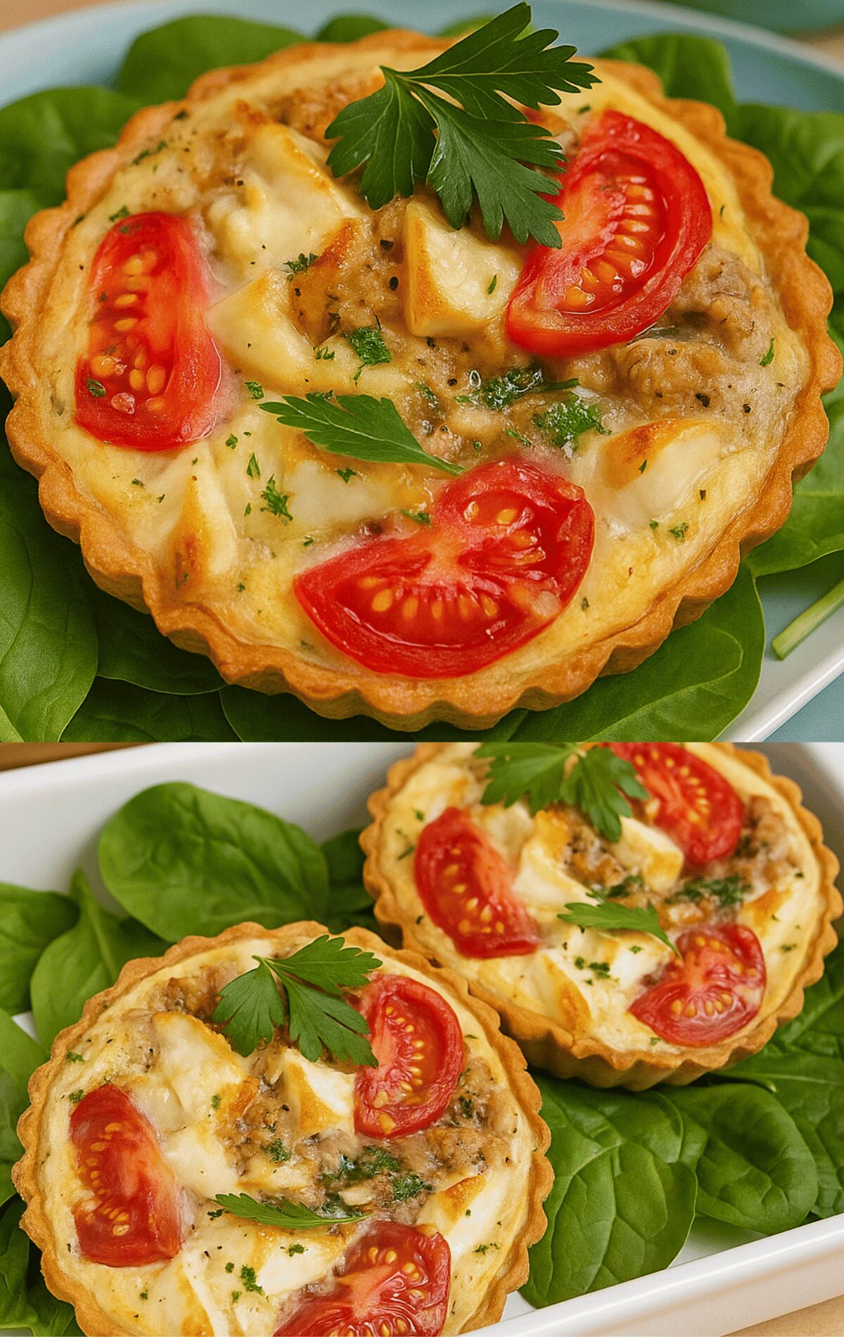  tarte à la tomate et au thon
