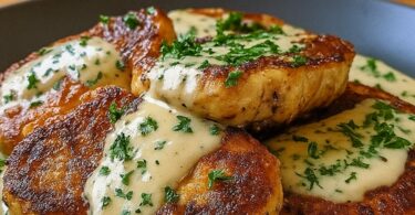 Escalopes de Poulet Sauce Crémeuse