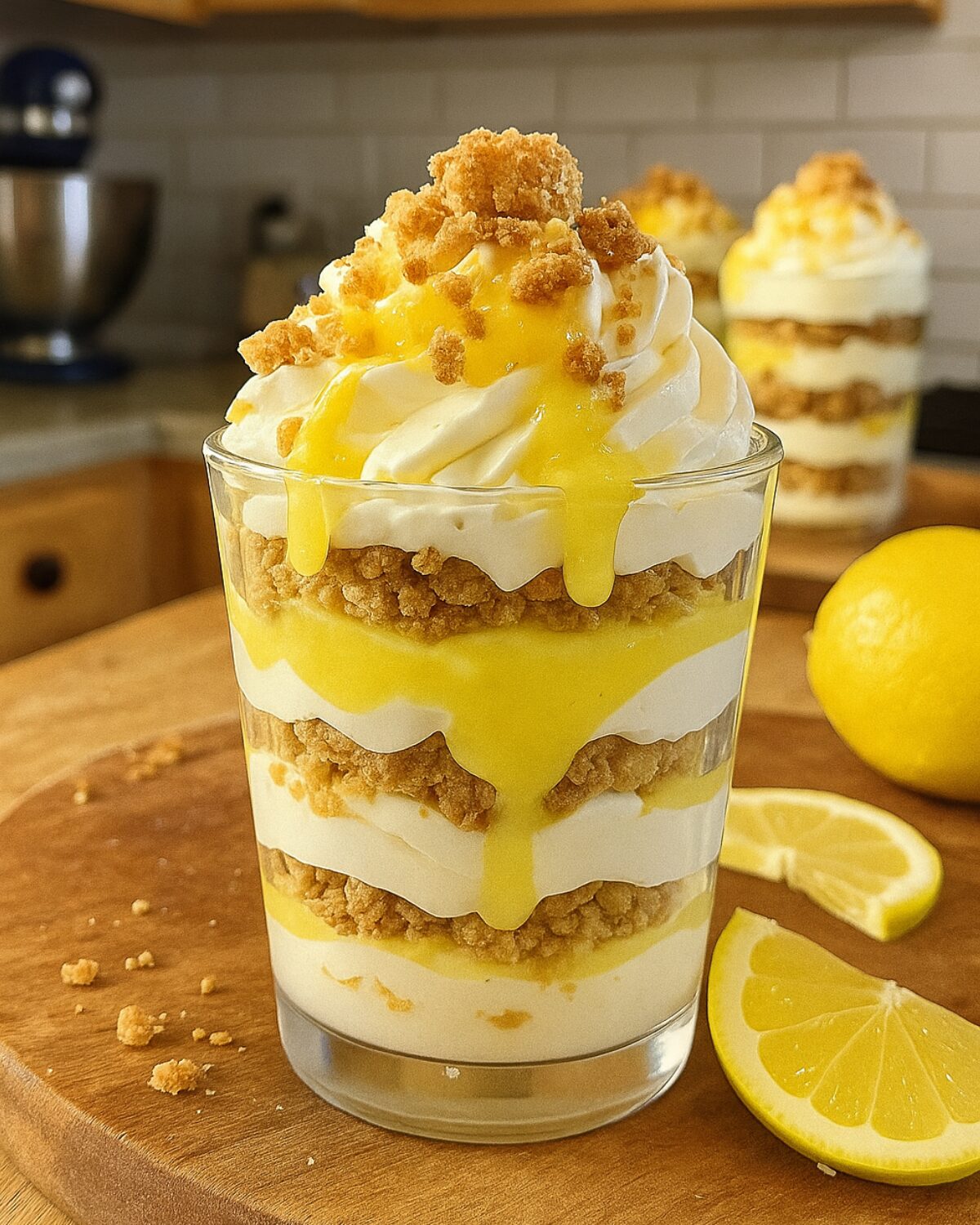 Verrines Citron Meringuées