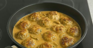 Boulettes de Poulet Sauce Crémeuse