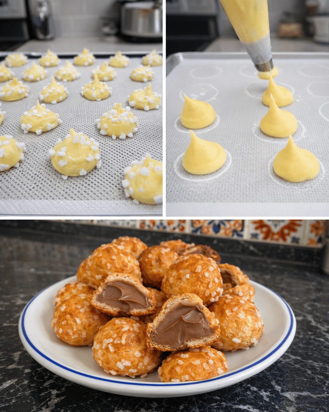 Chouquettes au Chocolat