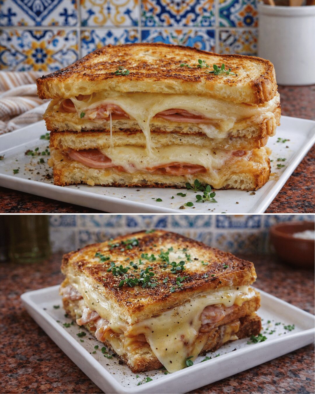 Croque-Monsieur Gourmet au Comté, Béchamel Maison
