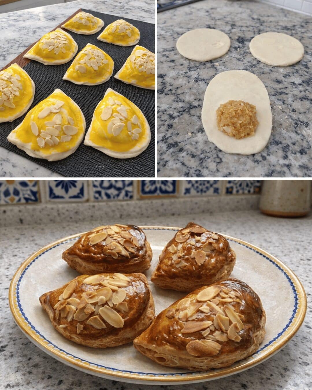 Chaussons à la crème d’amande