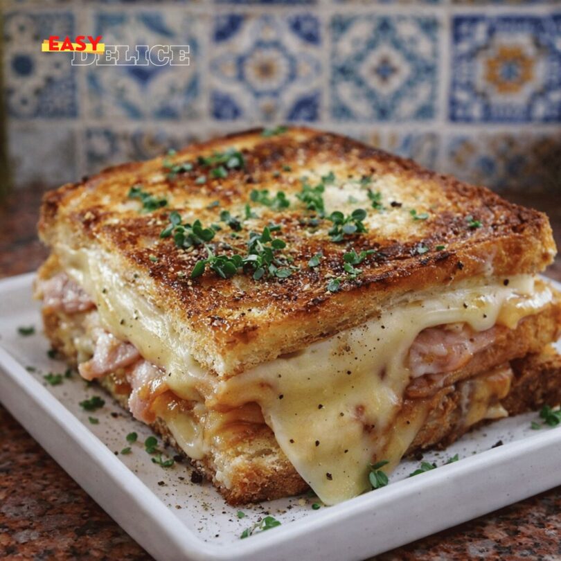 Croque-Monsieur Gourmet au Comté, Béchamel Maison
