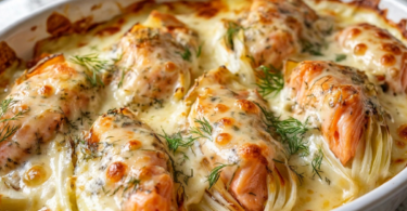 Gratin d’Endives au Saumon Fumé et Crème Citronnée