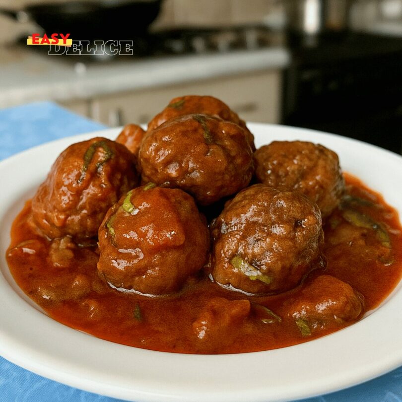 Les boulettes de viande sauce tomate