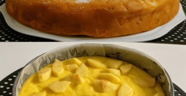 Tarte à la crème et aux pommes (recette inratable)
