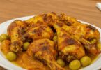 Tajine de Poulet aux Olives et Citron Confit