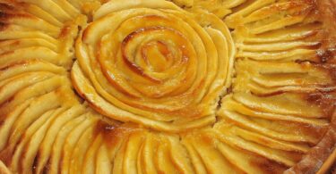 Tarte amandine aux pommes