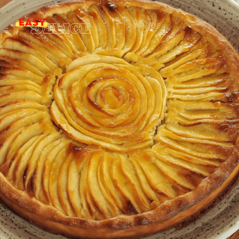 Tarte amandine aux pommes