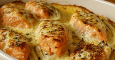 Gratin d'endives au saumon fumé et crème citronnée