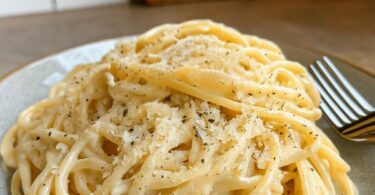Pâtes à la Crème et au Parmesan