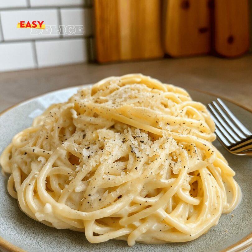 Pâtes à la Crème et au Parmesan