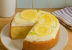 Gâteau moelleux glaçage au citron