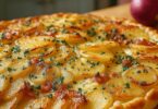 Tarte Paysanne au Lard, Pommes de Terre et Oignons
